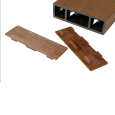 WEO® Brise Soleil eindkap 42*145mm Teak (6st)