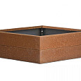 Bloembak Modulair - 120x120x28 cm Corten