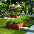Bloembak Modulair Corten 150x90x28cm