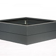 Bloembak Modulair - 90x90x28 cm Antraciet