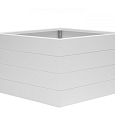 Bloembak Modulair - 120x120x70 cm Wit