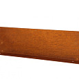 Kantopsluiting Cortenstaal Double (flg) 300cm x 16,5cm