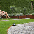 Bloembak Module+ L-vorm 60x150x150x42cm | Corten