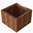 Bloembak Module+ 60x60x42cm | Corten
