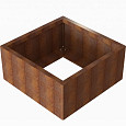 Bloembak Module+ 90x90x42cm | Corten