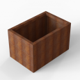 Bloembak Module+ 60x90x56cm | Corten