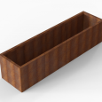 Bloembak Module+ 60x240x56cm | Corten