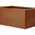 Bloembak vlak - 60x90x40 cm Corten