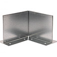 Inwendige hoek Kantopsluiting Double (flg) 10 cm - Verzinkt