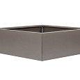 Bloembak vlak - 120x120x40 cm Taupe