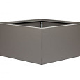 Bloembak vlak - 90x90x40 cm Taupe