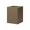 Bloembak vlak - 30x30x40 cm Supra bruin