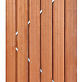 Tuindeur Privacy 100x195cm hardhout recht (incl. rvs slot)