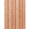 Redvision geschaafde plankendeur op verstelbaar stalen frame, 16 mm 100x195cm