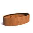 ELLIPSE met bodem 2800x1600x600mm Corten (CEL1)