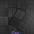 Tuindeco Premium WPC Tuintegel Antraciet 30 x 30 cm