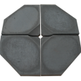 Parasoltegel 40x40x6cm zwart beton