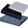 paalmuts vlak 75x75 zwart beton
