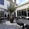 GeoCeramica® 60x60x4cm Concreet Flower Decorate
