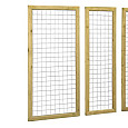 Grenen betonijzertrellis met maas 75x75cm in Raamwerk 44x68cm 90x180cm groen geïmpregneerd
