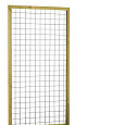Eco gaastrellis met maas 7,5x7,5cm in grenen Raamwerk 4,5x4,5cm 90x180cm groen geïmpregneerd
