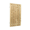 Jumbodeur geschaafd Vuren 15mm op verstelbaar stalen frame 100x200cm recht verticaal