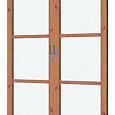 Schuifdeur dubbel De Luxe Lariks/Douglas 176x227cm