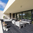 GeoCeramica® 80x80x4cm Impasto Negro