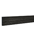 Beton onderplaat dubbelzijdig rotsmotief 36x3,5x184cm antraciet gecoat
