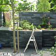 Linia Excellence stapelblok 15x15x60cm Grijs/Zwart