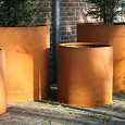 Circum ZONDER BODEM Ø1500x400mm Corten (CTW2.3)