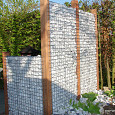 Steenschutting m50 paal 90x90 - maas 50x50 - 60x180x9cm