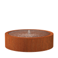 Corten Watertafel ROND 1450x400mm Corten 3mm (CBR4)