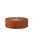 Corten Watertafel ROND 1200x400mm Corten 3mm (CBR5)