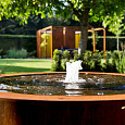 Corten Watertafel ROND 1200x750mm Corten 3mm (CBR2)