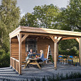 Douglasvision DHZ Buitenverblijf 700x300cm kleurloos geïmpregneerd