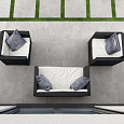 GeoCeramica® 80x80x4cm Forma Grigio / RESTANT