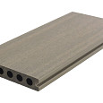 WPC 22,5x138mm FIberdeck Premium | ronde kamer | 2-zijdig | Light Grey 500cm
