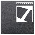 Aslon® SBR rubbertegel 1000x1000x40 mm grijs valhoogte 1.45 meter