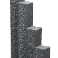 Palissade Pacific Black G693 Piazzo Waterjet Classic 75x12x12cm