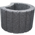 Cirkelflor Groot Zwart 48x30x30cm