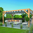Schuifzeil 300x500cm zand/beige