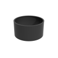 Circum ZONDER BODEM Ø1200x600mm Aluminium (AMW4.2)