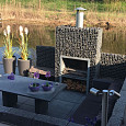 Steenkorf m50  -  Classic Blokhaard verhoogd 120x180x50cm