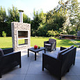 Steenkorf m50  -  Classic Blokhaard verhoogd 120x180x50cm