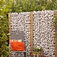 Steenschutting m50x100 paal 90x90 - maas 50x100 - 90x180x9cm