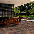 GeoCeramica® 60x60x4cm Corten Steel