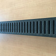 Drain afvoergootset met zwart PE sleufrooster 3 m1 'Garagepack'