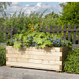 Bloembak rechthoek 25x82x34cm (HxBxD)