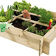 Minigarden 90x90x20cm  geïmpregneerd grenen